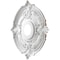 Ekena Millwork Attica PVC Ceiling Medallion (Canopies up to 5 5/8"), 16"OD x 3 1/2"ID x 1"P, Metallic Dark Copper CMP16ATCDC - alternate 5
